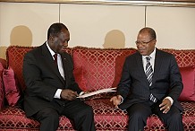 Le Premier Ministre Malien Diango Cissoko reçu par le Chef de l’Etat Ivoirien Alassane Ouattara

