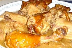 Poulet fumé au chocolat