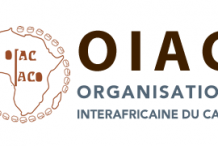 Café d’Afrique / Lancement d’un magazine sur le café africain	: Frederick Kawuma (SG) félicite Ouattara pour le maintien de l’OIAC