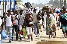 Début du rapatriement de 1.500 Ivoiriens réfugiés au Libéria