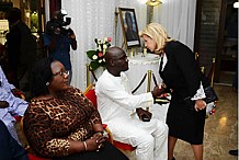 Décès de la sœur cadette de la ministre Ouloto : Dominique Ouattara présente le ‘’yako’’ du couple présidentiel