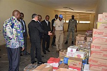 Le gouvernement ivoirien offre des vivres et non vivres aux déplacés de Dahioké