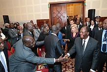 Le Chef de l’Etat a échangé avec la Communauté ivoirienne résidant au Maroc et les Chefs d’entreprises ivoiriennes présents à Marrakech pour le forum économique