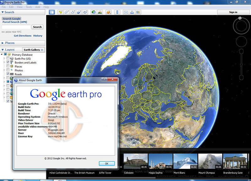 Google Earth Pro maintenant disponible gratuitement