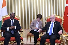 Le Président ivoirien a échangé avec le Vice-président de la Grande Assemblée Nationale de Turquie, à Ankara (Communiqué)
