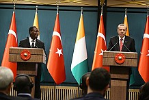 Le chef de l'état a échangé avec le président de la Turquie