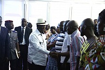 Le Chef de l’Etat a échangé avec les victimes et les Parents des victimes de la crise post-électorale, à Abobo