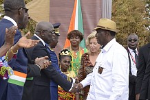Arrivée de Ouattara à Abengourou pour une visite d'Etat de 72h dans l'Indénié-Djuablin  