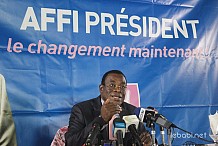 Après sa tournée, Affi N'guessan attaque : ''Nulle part je n’ai constaté les traces matérielles et politiques d’Alassane Ouattara''