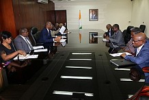 Jeux de la francophonie/ le ministre Sidi Touré échange avec une délégation de l’Oif
