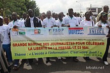 Les journalistes de Côte d’Ivoire ont célébré la 23ème Journée Mondiale de la liberté de la presse
