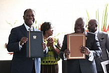 Le Chef de l’Etat et son homologue ghanéen ont procédé à la signature d’un Accord de Partenariat Stratégique entre la Côte d’Ivoire et le Ghana
