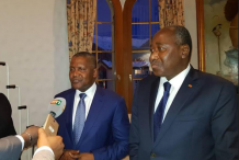 En marge du Forum économique de Davos, le PM ivoirien échange avec Aliko Dangoté