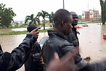 Pluie diluvienne à Abidjan: Les sapeurs-pompiers militaires mettent en sécurité une cinquantaine de victimes