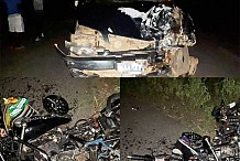 Axe Bouaké-Béoumi: Une moto renversée par un taxi-brousse, au moins 3 morts