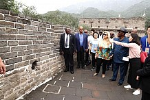 Le Chef de l’Etat a visité la Grande Muraille de Chine