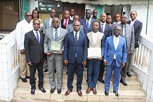 Service civique - Des lauréats du prix d’excellence 2018 reçus par le ministre Siaka Ouattara