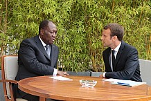 Coopération : Alassane Ouattara s'entretient avec Emmanuel Macron, ce lundi