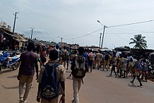 Grève des enseignants : Des élèves exaspérés envahissent les rues, tous les établissements scolaires fermés à Soubré