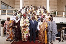 Alassane Ouattara rassure les chefs traditionnels du District d’Abidjan : « il n’y aura rien en 2020… »