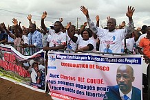 Candidat unique, Blé Goudé «élu à 100%» président du Cojep à Abidjan