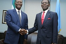 Arrivée à Abidjan du président de la Guinée-Équatoriale Obiang Nguema