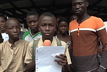 Déguerpissements à Adjouffou (Port Bouet) : Un élève en classe de 4ème envoie un message très sensible au président Ouattara