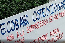 Des agents de Ecobank Côte d’Ivoire en grève pour protester contre une réduction de primes