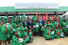 Côte d'Ivoire: sortie de la première promotion du Centre multisectoriel Mohamed VI de Yopougon