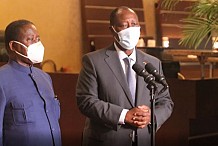 « La confiance est rétablie », assure Ouattara après un tête-à-tête avec Bédié