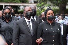 Hommage à l'ex-PM défunt Charles Konan Banny en présence de Ouattara