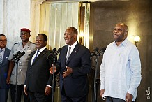  Laurent Gbagbo et Henri Konan Bédié à la fête de l’indépendance