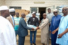 Région du GBÊKÊ / L’Honorable Jacques Assahoré Konan offre 50 tonnes de vivres aux musulmans de Bouaké pour le Ramadan
