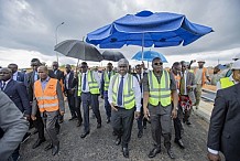 Visite des chantiers de la Sortie Est d'Abidjan et de la Y4 : le Premier Ministre Beugré Mambé donne un délai de quarante-cinq jours à l'entreprise pour achever les travaux de la Y4