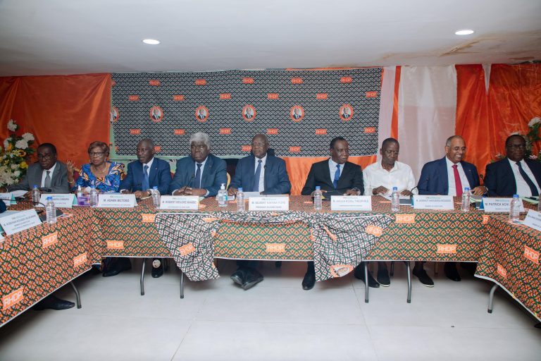 Le RHDP dresse le bilan des élections législatives et présidentielles lors de sa 31e séance de travail