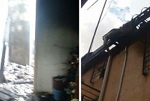 La résidence de feu Djeny Kobenan, premier secrétaire général du RDR ravagée par un incendie