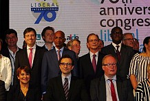 70e Congrès de l’Internationale Libérale: les Libéraux saluent la politique du Président Alassane Ouattara