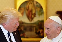 La paix, sujet majeur du tête-à-tête entre le pape François et Donald Trump